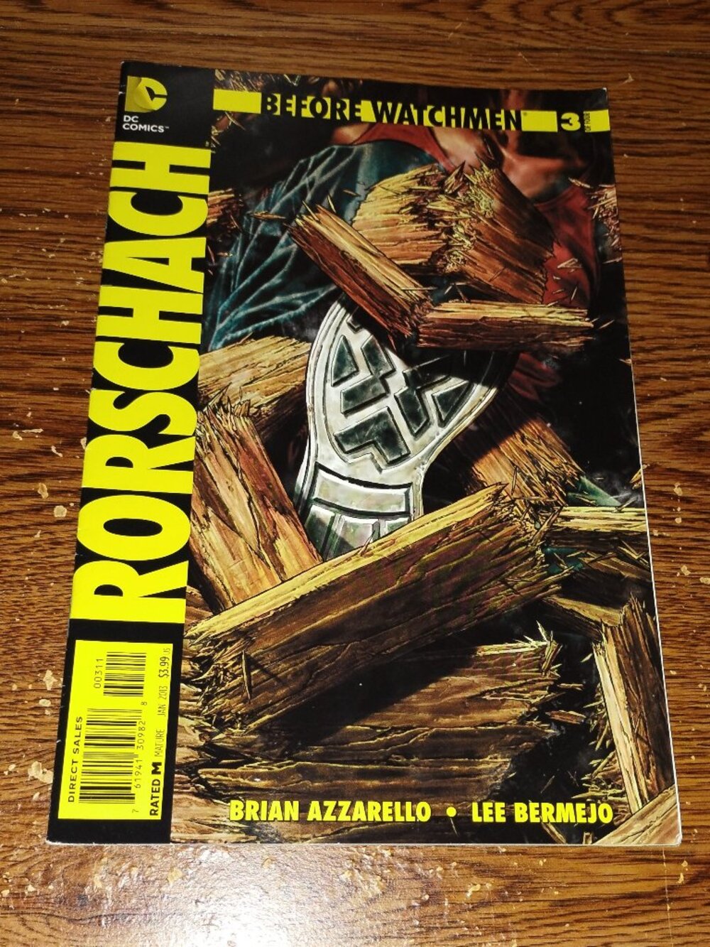 Before Watchmen: Rorschach #3 (DC Comics, 2012)